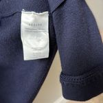 Sézane Sezane Betty Cardigan in Navy Crochet Photo 3