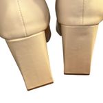 Lulus  Square Mouth Ivory Boots(Size 7) Photo 2