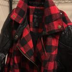 RD Style  buffalo plaid, biker jacket, size medium Photo 3