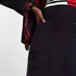 Desigual  Black Mini Skirt Studded 6 Photo 3