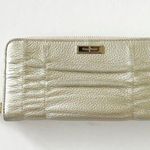 Cole Haan Silver Zip Around Wallet Photo 0