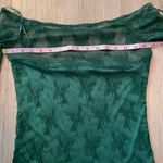Elodie Green Lace Off The Shoulder Going Out Top size Medium Photo 7