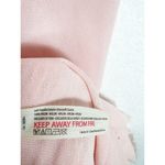 Free People  Got Glam Mesh Slip Midi Dress Large Pink Mesh Satin Tie Straps Photo 6