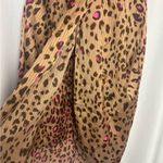EXPRESS Cheetah Print Hot Pink Dark Brown Spots zipper back Small NWOT Photo 4