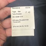 Piazza Sempione Women's Size IT 42/ US 6 Blue Gray Button Front Wool Peacoat Photo 3