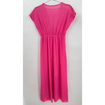 Vintage JCPenney Pink Long Nightgown Lace Trim V Neck High Waist Intimates M Photo 5