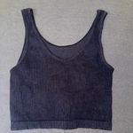 Aeropostale Navy Blue Cropped Reversible Tank Top Photo 0