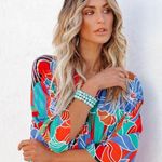 VICI KARMA BEADED BRACELET - TURQUOISE Photo 1