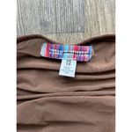 Urban Outfitters  Brown Mia Sheer Ruched Strapless Dress Size XS Photo 7