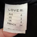 Lover The Label Camelia Black Lace Bonded Pencil Cocktail Dress size US 2 AU 6 Photo 4