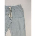 Loft  light blue jogger pants with elastic waistband and drawstring Size MT Photo 4
