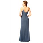 BARI JAY STYLE 1864 bridesmaids dress in gray size 18 Silver Photo 11