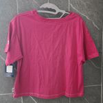 Champion NWT Authentic Athletic Hot Pink Barbie Cropped Short Sleeve Shirt Small Photo 1