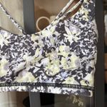 Lululemon  Free To Be Bra Crosscourt Petal Black Clarity Yellow sports floral Photo 7