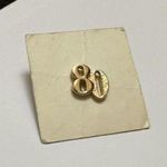 Signed Avon Number 80 Gold Tone Lapel Tack Pin NWOT Photo 2