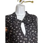NWT Maison Common Silk Blouse Sz. 40 (US 8) Black Photo 2
