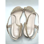 Women's DB Studio Gold embellished Sandals Size 7.5 ankle strap Photo 5