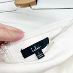 Lulus  Womens Graduation Soiree Hour White Satin Strapless Bow Mini Dress Size L Photo 6