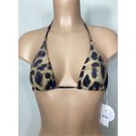 PilyQ New.  cheetah bikini top. Small Photo 2