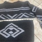 WOMENS MEISTER grey black??SKI SWEATER Large grey HONG KONG 100% new wool Photo 5