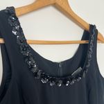 Rampage  Y2k Black Mini Dress with Sequins Flowers Photo 4
