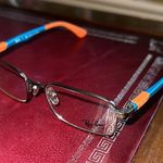 Ray-Ban NEW  JR RB 1043 4020 BLUE ORANGE EYEGLASSES AUTHENTIC   48-16 clear lens Photo 7