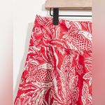  Paisley Red/Coral A-line Skirt sz 10 | Women’s Skirts | Talbots Skirts Photo 2