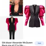 TwoTwin Style Blazer with Puffy Sleeves Black Photo 10