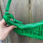 Y2K Bright Green Ruched Mini Micro Bag 3AM Forever Baguette Purse Photo 3