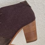 Toms Women’s Lunata Chocolate Brown Suede/Wool Lace Up Booties Size 8 NWT Photo 9