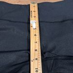 Mono B size small black foil high waist biker shorts discreet phone pouch new Photo 9