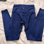 Lululemon  Align 28" Leggings Blue and Black design Photo 1