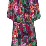 Show Me Your Mumu  Rosarita floral romper size xsmall off the shoulder semi sheer Photo 9