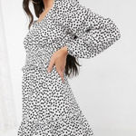 Missguided #165  Shirred Waist Tiered Mini Dress Photo 0