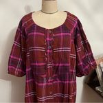 Free People NWT  Outlaw Plaid Maxi Photo 8