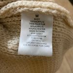 Pink republic  Ivory Cable Knit Faux Fur Collar Toggle Sweater Vest Size Medium Photo 8