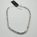 Anne Klein Crystal Tennis Necklace in Silver-Tone MSRP $48 NWT Photo 2