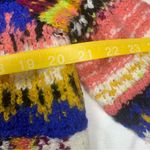 Free People womens large best day ever sweater pullover alpaca multicolor pink Photo 9