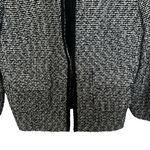 EXPRESS NEW $128 White Black Tweed Jacket Blazer Cropped 3/4 Sleeve Women’s 10 Photo 6