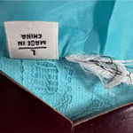 Cato Lace Full Zip Cropped Boho Moto Jacket Turquoise Teal Blue Large Photo 8