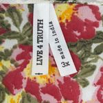 Live 4 Truth  Floral Kimono Top Vibrant Open Elastic Waist Tie Front Plus Size 3X Photo 7