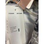 Philosophy New Grey Snake Faux Leather Moto Jacket Womens M Animal Print Coat Photo 6