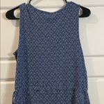 Duluth Trading Co Blue and White Midi Dress XS Photo 4