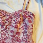 Likely Pink Floral Embroidered Romper Photo 3