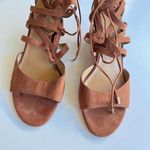 Franco Sarto Mollie Vegan Leather Wedge Sandals Womens Size 10M Brown Shoes Photo 2
