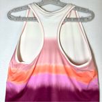 Athleta  Shanti Crop Tank 1X Sea Spray Pink Plum Ombre Racerback Printed Top New Photo 1