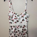 For Love & Lemons New NWT Love Song white rose print bustier corset mini dress m Photo 4