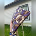 Coach Women's Purple and Brown Crossbody Bag Photo 2