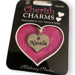 Cherish Charms NATALIE Name Bracelet Charm NEW NWT Silvertone Silver Tone Silver Photo 0