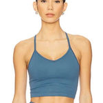 Spiritual Gangster Bryn Seamless Crop Tank in Moonlit Blue Photo 0